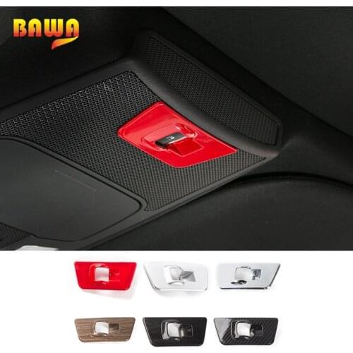 BAWA 6 Color ABS Car Interior Rear Small Window Switch Button Decoration Cover Trim For Ford F150 2015 Up Car Styling