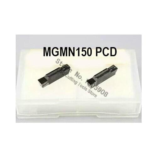 Free shipping 2PCS PCD Inserts MGMN150 CNC PCD Bits ,Cutting inserts, Suitable For Lathe Tools For MGEHR / MGIVE