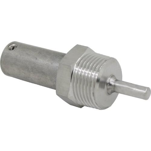 Thermowell Thermocouple Length L10-L200mm thread 1/2"/dn15 3/4"/dn20 stainless steel pipe 304 OD 6mm id 5mm