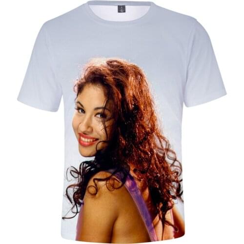 Singer Selena Quintanilla 3D Printed T Shirt Men And Women Casual Streetwear Fashion Hip Hop Harajuku Short Sleeve Sweatshirt