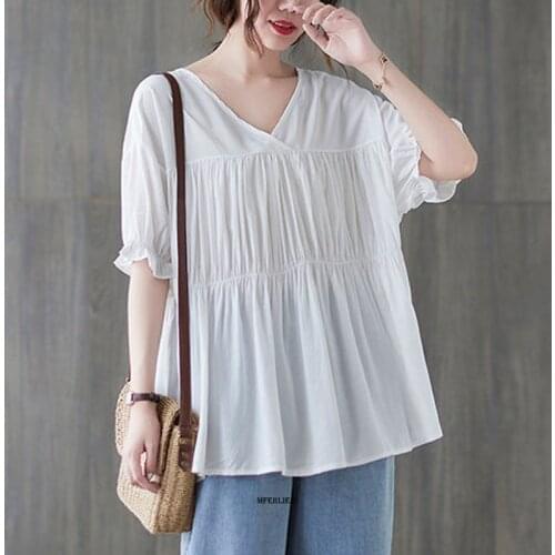 T Shirts Oversized 5XL 6XL 7XL 8XL 40-150kg Harajuku Kawaii T Shirt Large Women Tees Casual O-Neck Short Sleeve Cute T-shirt