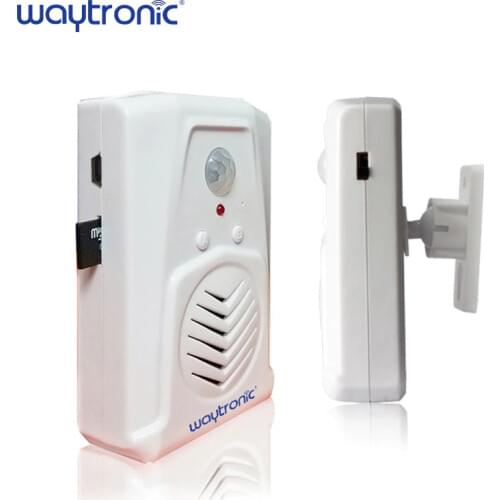 Talking PIR Motion Sensor Activated Voice Recordable SD Card Player Speaker Halloween Christmas Sound Effect for Shop Store