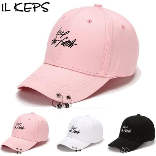 IL KEPS Mens Baseball Cap Hoop Buckle Cap ladies hat Sun Hat Hip-hop Cool Pop Girl 2021 New Hat Popular Japan Korea