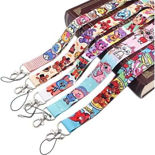 JY226 Cartoon Animal Cute Lanyard Card Holder Doctor Nurse Hanging Neck Phone Lanyard Badge Subway Accessory Card Holder