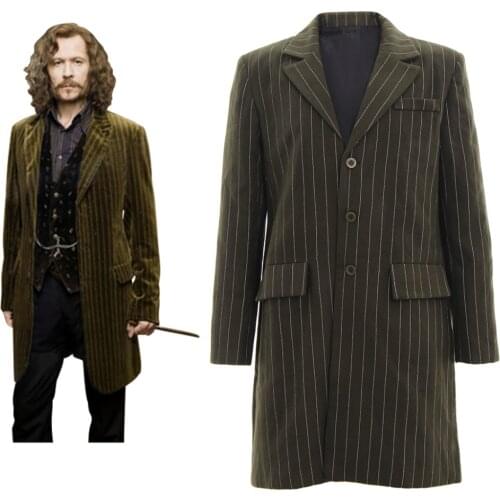 Sirius Cosplay Costume Jacket Only Inspired by J. K. Rowlings Movie Halloween Carnival Costume For Men