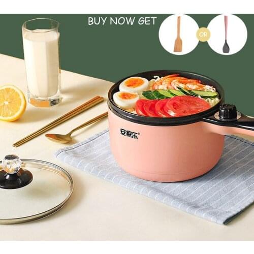 Small Pot Fried Steak Pan Mini Wok Titanium Korean Noodle Machine Dinner Hot Pot Cook Household Decoction Machine Kitchen Tool