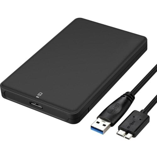 New 2.5inch External HDD Box Hard Disk Support 2TB SATA to USB3.0 SSD Enclosure Case
