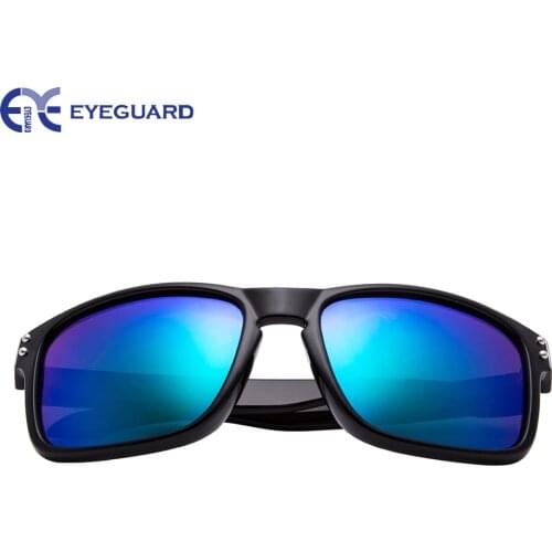 EYEGUARD Polarized UV400 Classic Style Sunglasses For Men with Mirror Lens