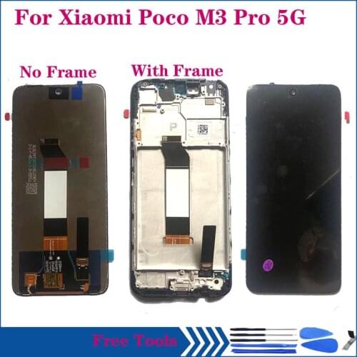 6.5" Original Display For Xiaomi POCO M3 Pro 5G LCD Display Touch Screen Assembly For POCO m3pro M2103K19G Screen Repair kit