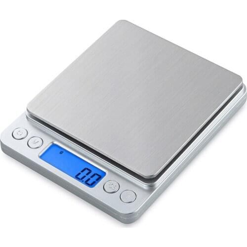 Portable Mini Electronic Scales Kitchen Food Diet Postal Scales balance weight Balanca Digital Scale With 2 Tray