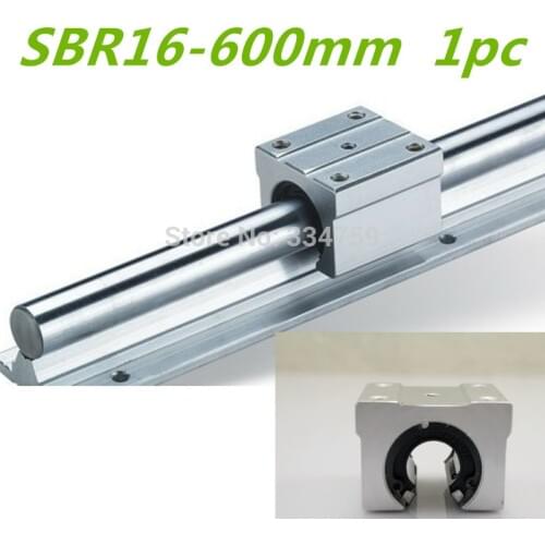 SBR16 16mm round linear guide SBR16-600mm for cnc parts