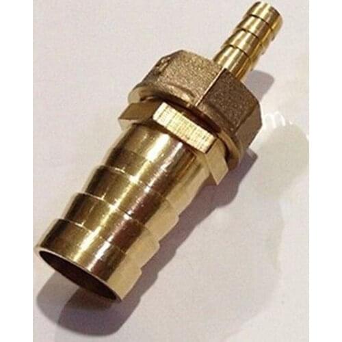 Hose Barb I/D 10mm x Hose Barb I/D 12mm Brass coupler Splicer Connector fitting for Fuel Gas Water
