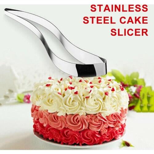 Cake Shape Slicer Cutter Serving Kitchen Utensils Gadget 304 Stainless Steel cake slicer Perfect Cake Slicer Cutter Cake Tools
