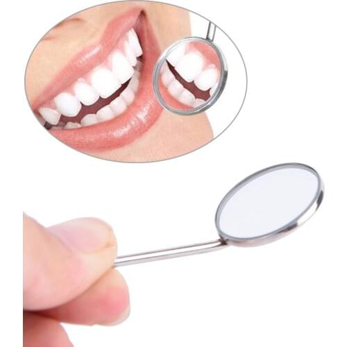 Stainless Steel Dental Mouth Mirror New Sale Dia 24mm Dental Mouth Mirror Reflector Dentist Equipment