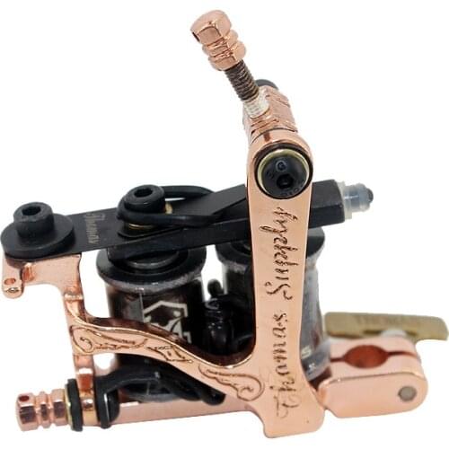 Professional Handmade Flyer Series Tattoo Machine Coils Alloy Custom Tattoo Gun For Shader Tattoo Supplies Free Shipping