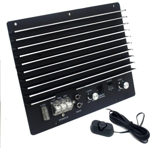 1500W fever high power 10 inch 12 inch subwoofer power amplifier board passive subwoofer single channel power amplifier 12V