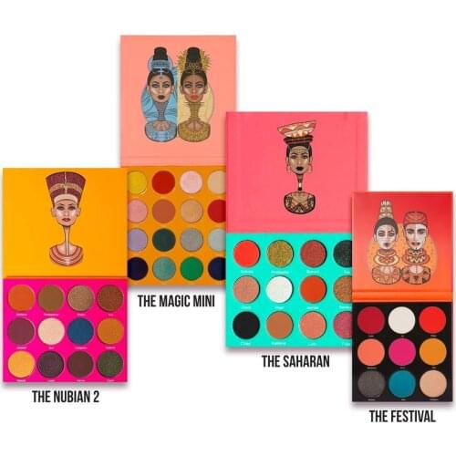 4PCS Set Highly Pigmented Eye Makeup Palette Make Up Eye Shadows Cosmetics Kit Matte Shimmer Glitter Eye Shadow Pallete Set