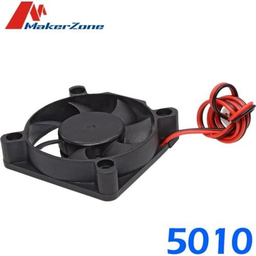 5010 12V 24V Cooling Fan Brushless for Reprap 3D Printer Parts DC Cooler 50x50x10mm Plastic Fan