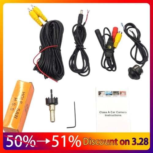 Car Rear View Camera 360 Degree Adjustable Left-View Right-View Side-View Blind Zone Waterproof And Shockproof Camera