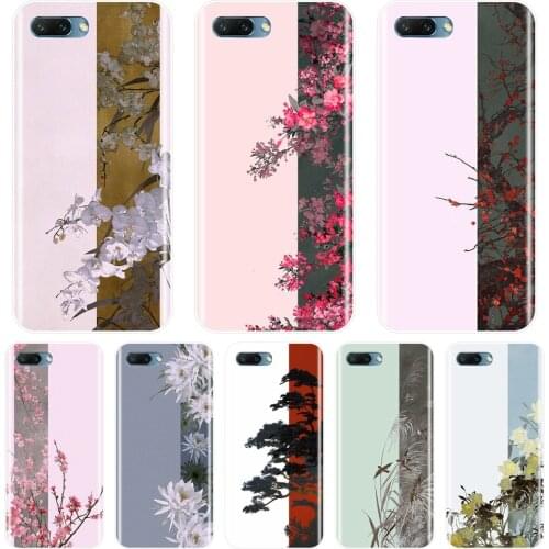 Flower China Back Cover For Huawei Honor 7 8 9 10 Lite 7S 7X 7A 7C Pro Soft Phone Case Silicone For Huawei Honor 8X MAX 10 9 8 7