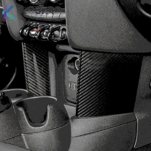 Carbon fiber decorative stickers for car interior trim are For BMW MINI Cooper F55 F56 F57 styling modified accessories