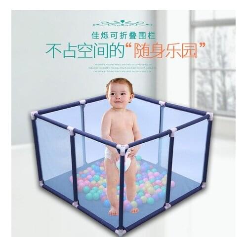 Baby Playpen Activity & Gear piscina de bolas para bebes kids folding playpen cabane enfant barrera portable 100*100*65 cm sale