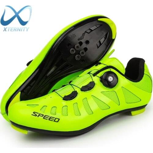 Breathable Lightweight Cycling Shoes Men Professional Athletic Outdoor Bicycle Shoes MTB Self-Locking Racing Road Bike SPD Shoes