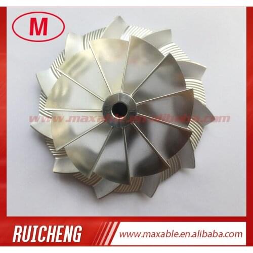 GT15-25 51.00/70.00mm 11+0 blades reverse high performance turbocharger billet/milling/aluminum 2618 compressor wheel