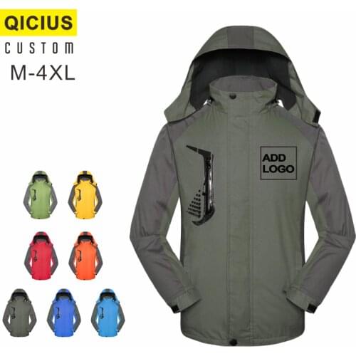 Custom Made Men Jacket Outdoor Soft Shell Fleece Mens And Womens Breathable And Thermal Youth Hooded Mountaineering Clothes
