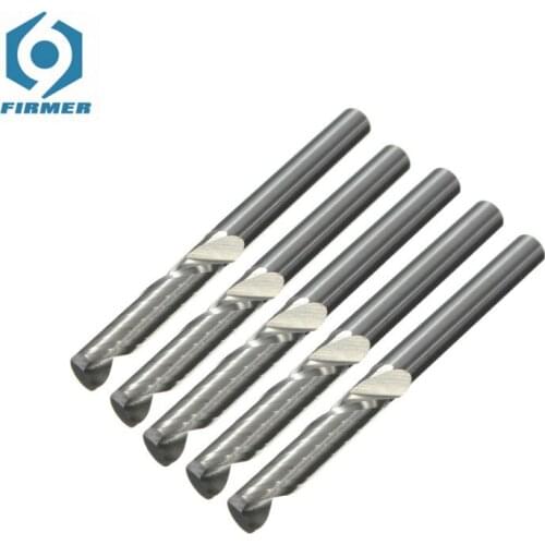1Pcs 3.175mm Single Flute End Mill Cutter Carbide CNC Router Bit Milling Cutter High Quality Tungsten Steel Used In Hook Slots