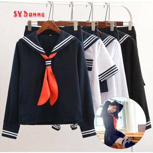 Japanese Anime Jigoku Shojo Cosplay Costume Hell Girl Enma Ai Cosplay Costume JK Student School Uniform Sailor Suit FreeShipping