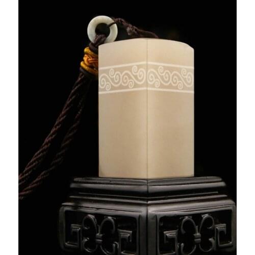 2.5cm Square Handmade Calligraphy Seals Painiting Signature Chop Natural Stone Chinese English Name Stamps Teacher Friend Gift