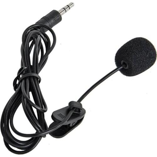 Mini Recording Tie Lapel Clip Microphone for Smart Phone Laptop PC Notebook Microphone Speech Teaching Conference Guide Studio