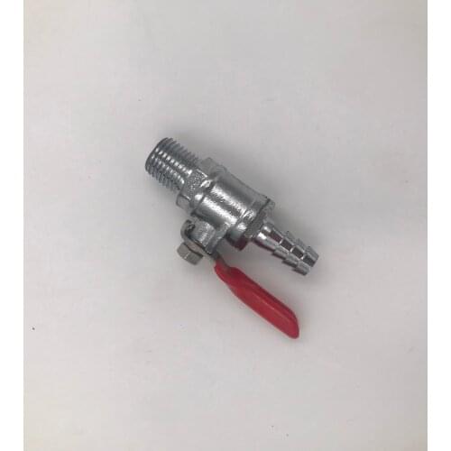 Mini Shutoff Valve w/Check - 5/16" Barb, Homebrew CO2 Regulator part, Brewer Valve