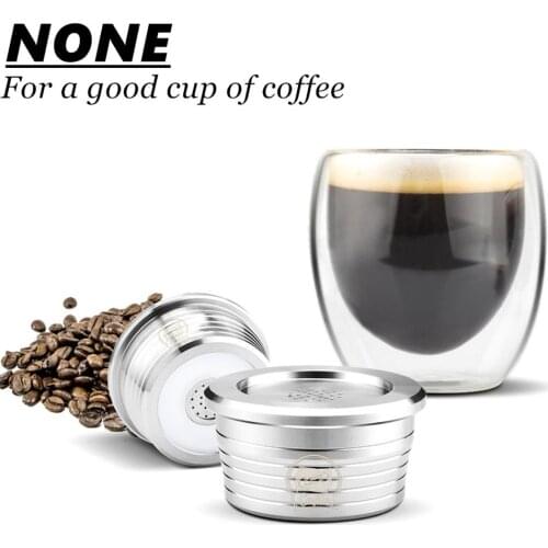 Stainless steel Refillable Coffee Capsule Pod Filter Dripper Tamper Compatible with DELTA Q/ Coffee Machine