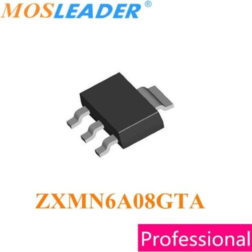 Mosleader ZXMN6A08GTA SOT223 100PCS 1000PCS ZXMN6A08 60V 5.3A N-Channel Made in China High quality