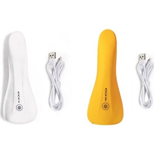 27RC Nail Art Lamp Set Handheld LED UV Nail Polish Curing Dryer Portable Fast-Dry Phototherapy Light with USB Charger Cable