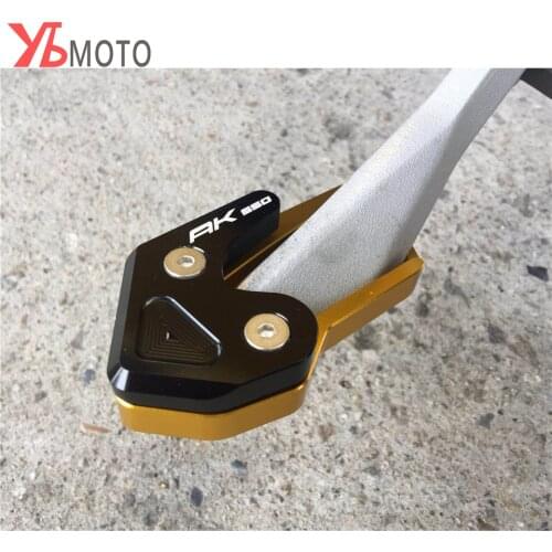 New arrivals Kickstand Side Stand Plate Pad Enlarge Extension Kick stand For KYMCO AK550 AK 550 2017 2018 2019 2020 Accessories