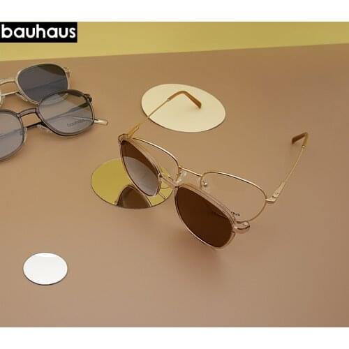 X101Polarized Sunglasses Men Women Magnetic Clip On Glasses metal square Optical Prescription Eyewear Frames Eyeglass