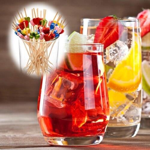 Disposable Bamboo Sticks Food Fruit Cocktail Handmade Toothpicks Picnic Decoration Party Supplies K3G3