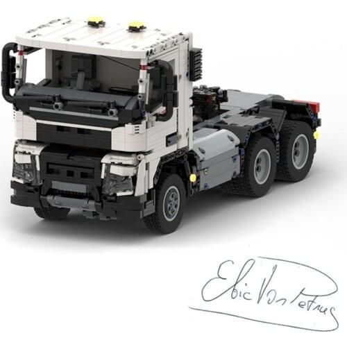 Ship within 15 day)2336+Pcs MOC-77580 1: 17 RC Technic Tow FMX Truck Small Particle Blocks (Licensed Designed by EbicVonPetrus)