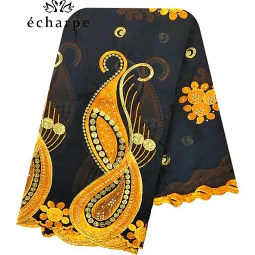 2020 New African women scarf, Embroidery cotton women economic scarf big size scarf for shawls EC983