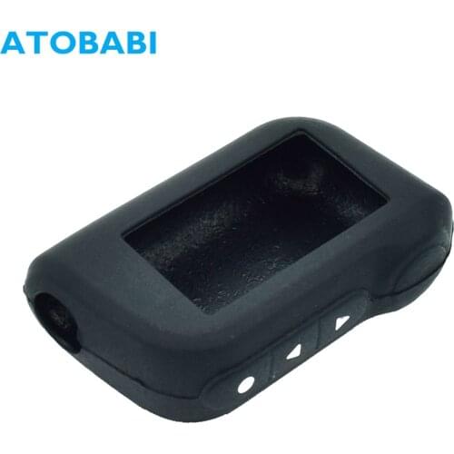 ATOBABI Silicone Key Case For StarLine A39 A96 A93 A36 A63 2-Way Car Alarm System LCD Silica Gel Remote Control Keychain Cover
