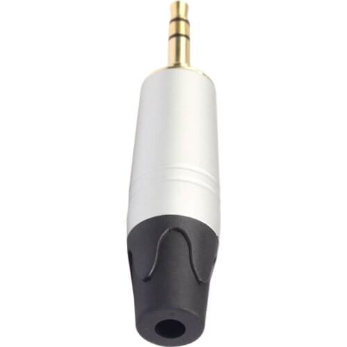 3.5 Mm Audio Jack Plug DIY Headphones Gold-plated Copper Plug
