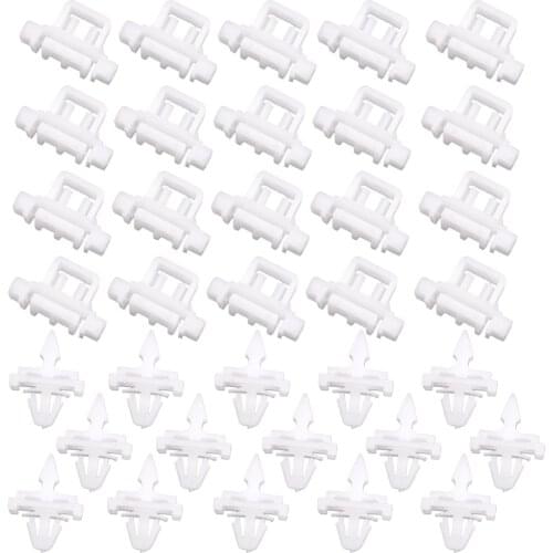 35Pcs/Set Car Door Quarter Panel Moulding Trim Clip Clamp Fairing Fit for Mercedes Benz W124 W201 S124 A124 C124 A0019884981