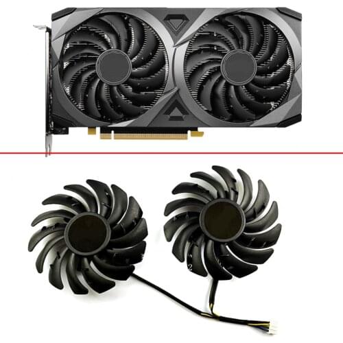 87mm PLD09210S12HH 4PIN RTX3060 GPU Fan For MSI GeForce RTX 3060 VENTUS 2X 12G OC RTX 3060 Ti VENTUS 2X OC GTX1650 GTX1660TI