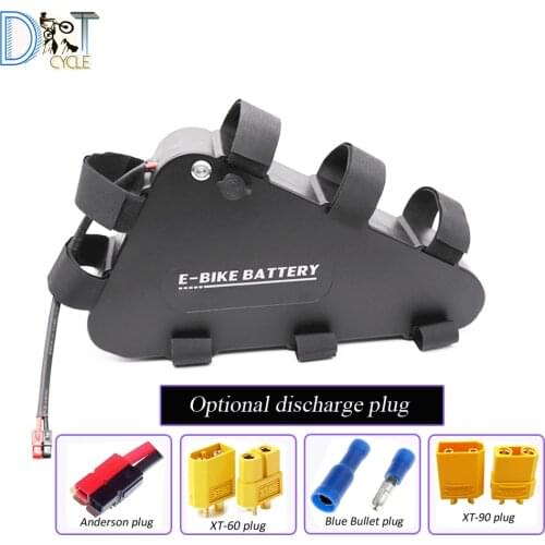 Free shipping 1000W 1500W 48V 20Ah 52V 28Ah 60V 20Ah big triangle frame battery 40A high power trianlge battery for fat bike mtb