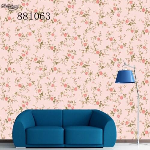 Beibehang Environmental TH88106 pastoral style floral non - woven wallpaper bedroom study background wallpaper