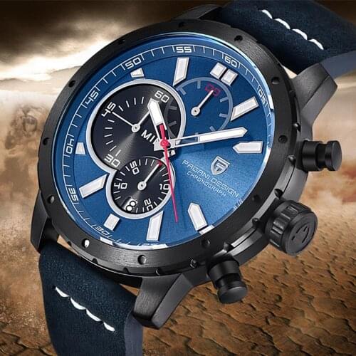 Watches Men PAGANI DESIGN Waterproof Chronograph Sport Quartz Luxury Brand Military Wristwatches Male Clock relogio masculino