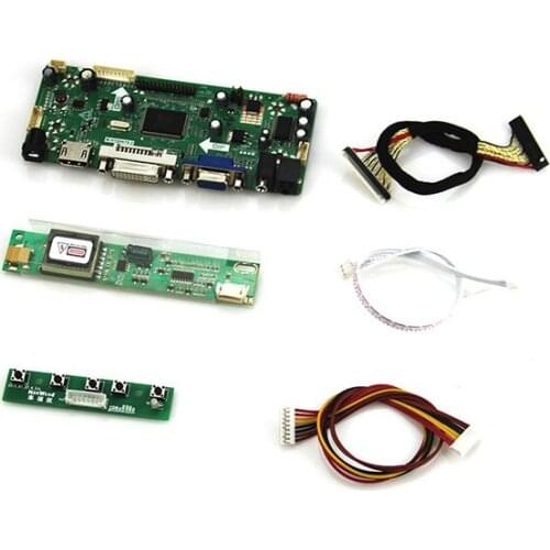 HDMI+VGA+DVI+Audio) M.NT68676 LCD/LED Controller Driver Board For LP154WX4-TLCB B154EW02 v.7 LP154WX4(TL)(C3) 1280*800